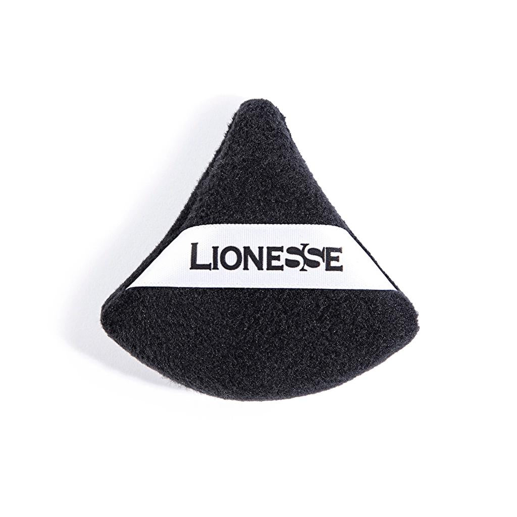 Lionesse Triangle Makeup Powder Puff for Precision Application by Beauty Care Bag