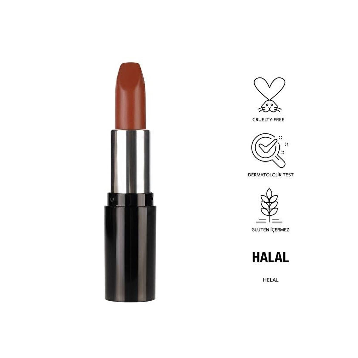 Pastel Nude Lipstick 547 - Natural, Lightweight, Moisturizing Vegan & Cruelty-Free Nude Lip Color by Beauty Care Bag