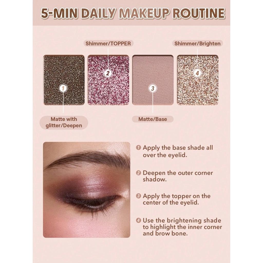 Sheglam Pocket Eyeshadow Palette in Fortune 10g by Beauty Care Bag