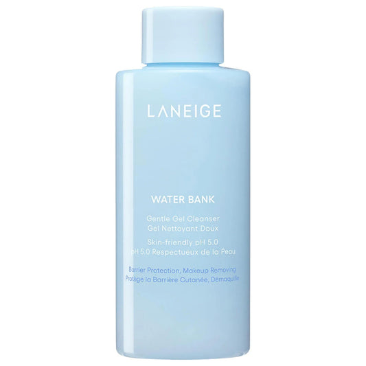 Mini Water Bank Gentle Gel Cleanser with Hyaluronic Acid - pH Balanced, Soothing, and Hydrating Facial Cleanser for Sensitive Skin by Beauty Care Bag