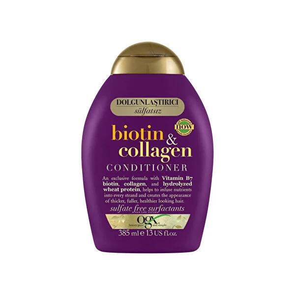 OGX Biotin & Collagen Hair Conditioner: Thicker, Fuller Hair & Faster Growth - Volume & Shine Boosting - 13 fl oz by Beauty Care Bag