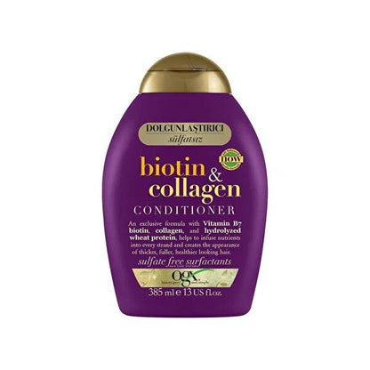 OGX Biotin & Collagen Hair Conditioner: Thicker, Fuller Hair & Faster Growth - Volume & Shine Boosting - 13 fl oz by Beauty Care Bag
