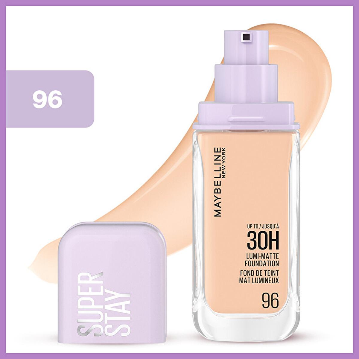 Maybelline Super Stay Lumi Matte Foundation: 30-Hour Lightweight, Natural Matte Coverage for Flawless Skin by Beauty Care Bag