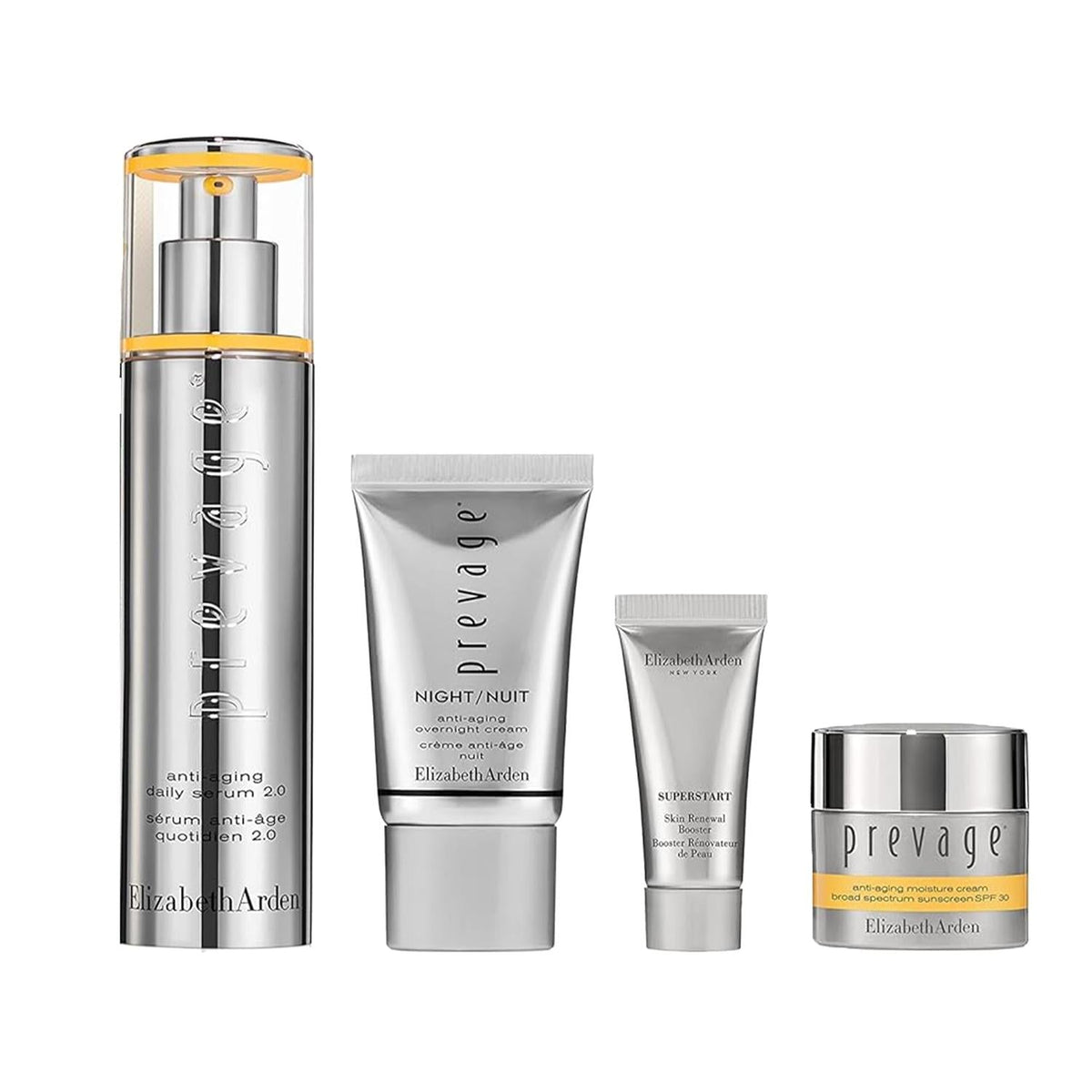 Elizabeth Arden Prevage 2.0 Anti-Aging Serum Set - Daily Serum for Aging Skin, Skincare Set with Advanced Anti-Aging Benefits by Beauty Care Bag