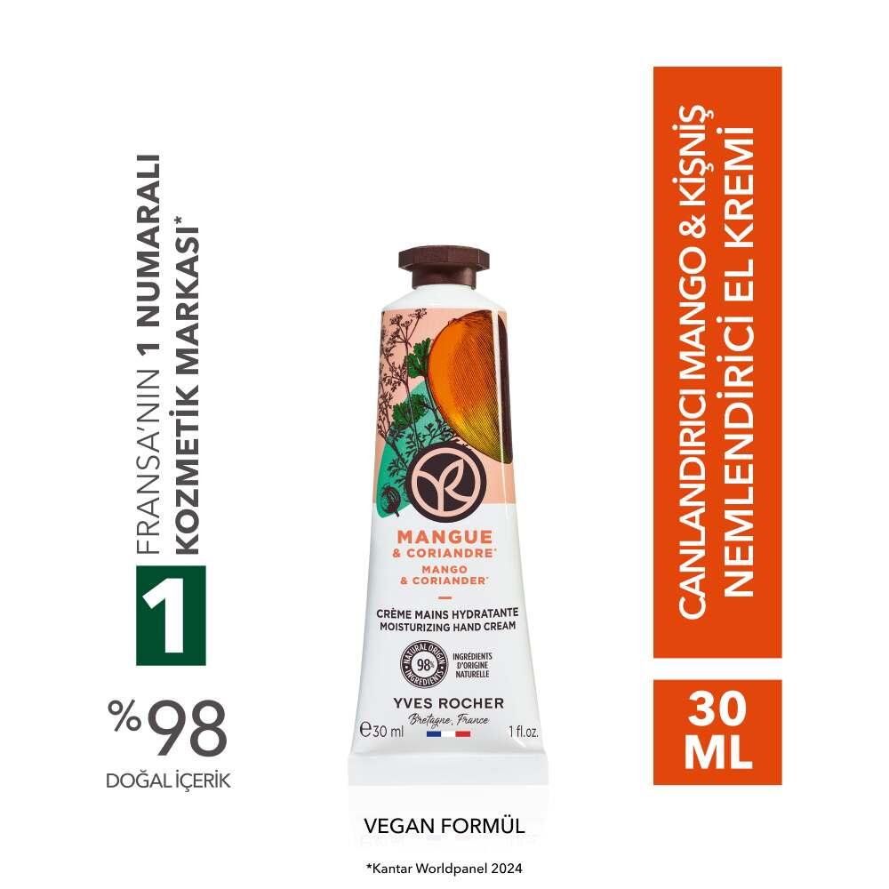 Mango & Coriander Moisturizing Vegan Hand Cream 30ml by Beauty Care Bag