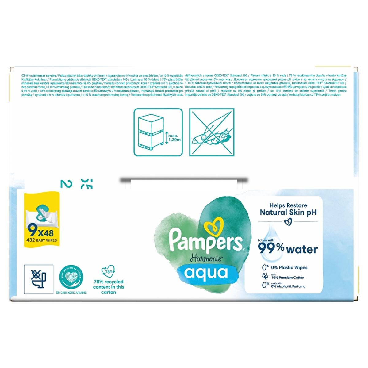 Prima Pampers Premium Baby Wipes - 432 Count, Gentle & Hypoallergenic Newborn Essentials by Beauty Care Bag