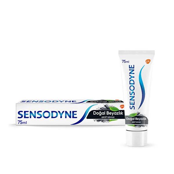 Sensodyne Activated Charcoal Toothpaste for Sensitive Teeth - Natural Whitening - 75ml by Beauty Care Bag