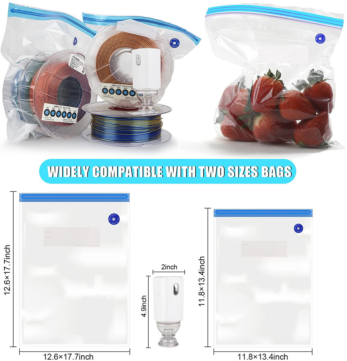 Vacuum Filament Storage KitStorage BagTorqelo.com