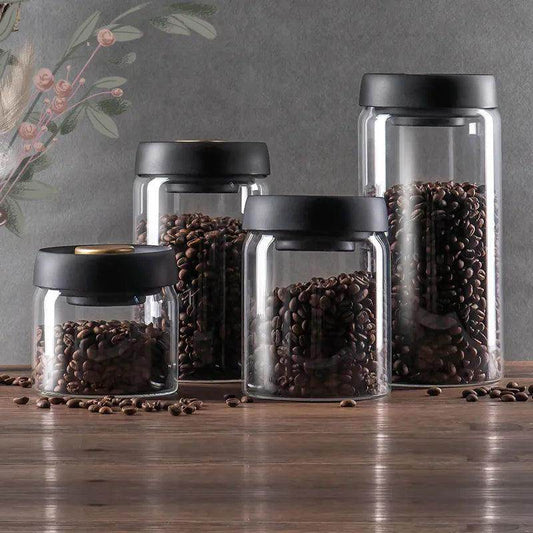 Vacuum Sealed Jug Coffee Beans Airtight CanisterKitchen UtensilsTorqelo.com
