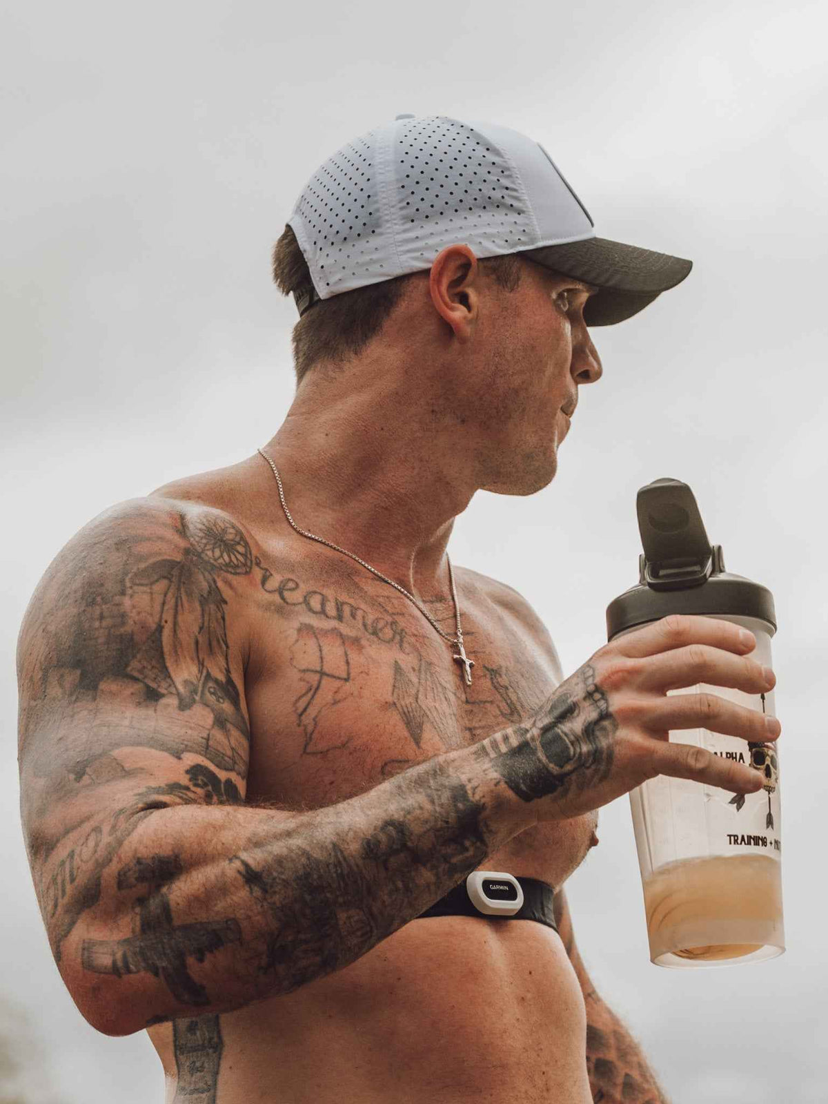 VARSITY CAP : WHITE by Alpha Country Training + Nutrition