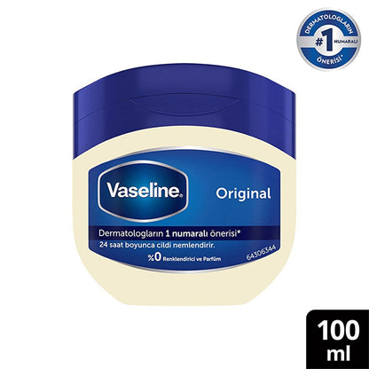 Vaseline Original Moisturizing Jelly - 24 Hour Hydration for Dry Skin, Hypoallergenic & Dermatologist-RecommendedMoisturizerTorqelo.com