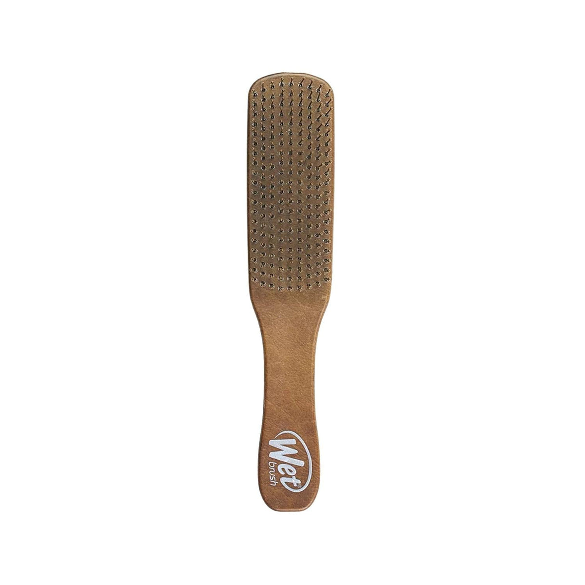 Wet Brush Men's Detangler Leather Brown Hair Brush - Gentle Detangling for Men by Beauty Care Bag