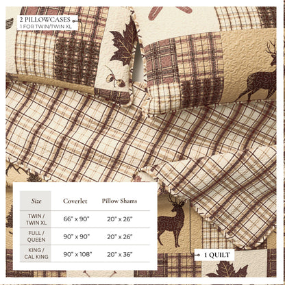 Redwood Lodge Quilt Set by Great Bay Home