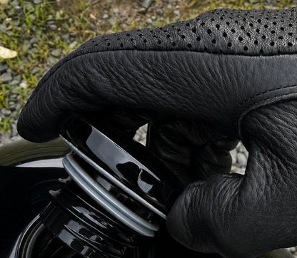 Ventilated Short Wrist Touchscreen Deerskin Gloves by Legendary USA