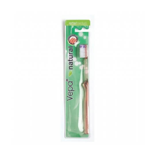 Vepa Natural Toothbrush for Gentle Daily Oral Care by Beauty Care Bag