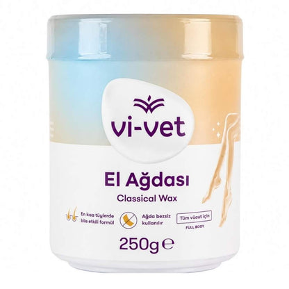 Vi-Vet Cold Wax Hair Remover for Smooth Skin 250g by Beauty Care Bag