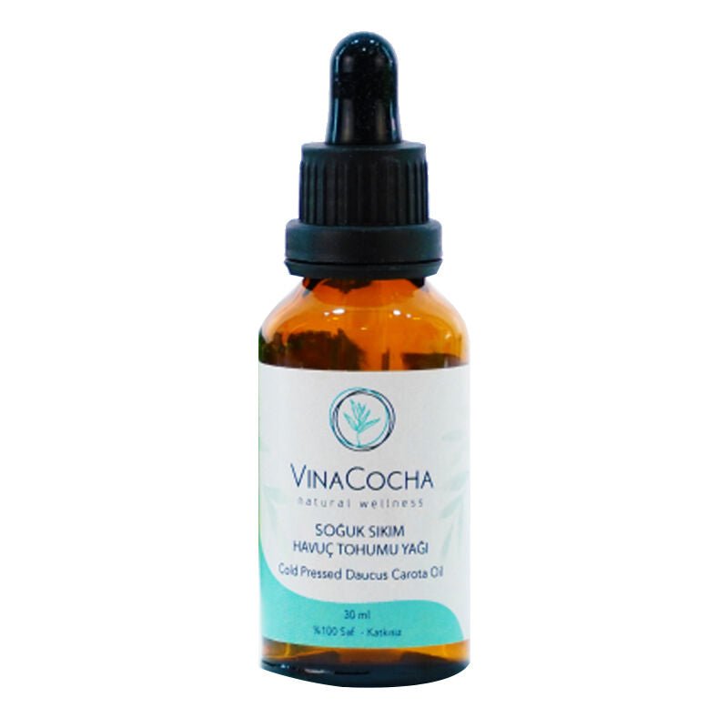 Vinacocha Cold Pressed Carrot Seed Oil for Glowing Skin 30 mlBody CareTorqelo.com