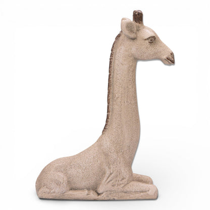 Distressed Giraffe Calf Sculpture by Rust & Cinder