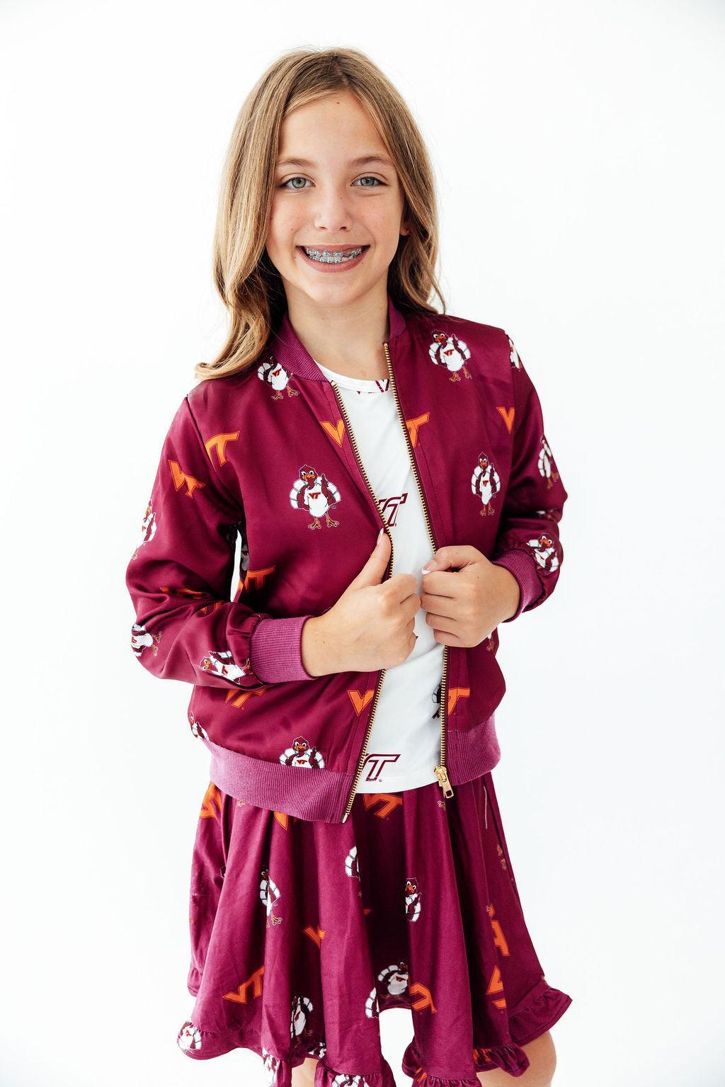 Virginia Tech White Hokie Ruffle Pocket TeeRuffle Pocket TeeTorqelo.com
