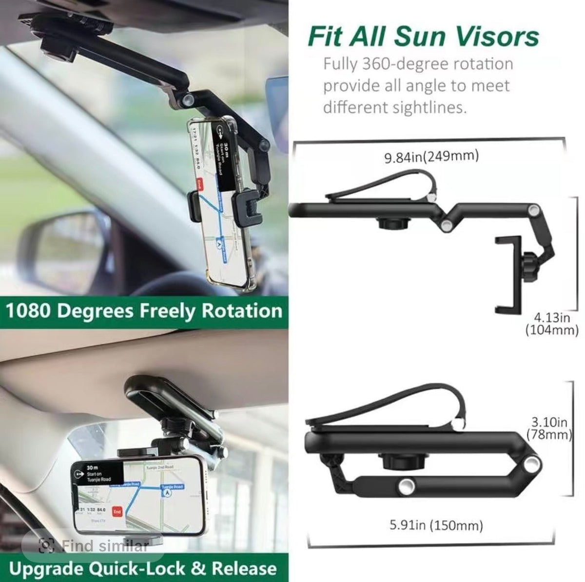 VistaGrip 1080 Car MountTorqelo.com