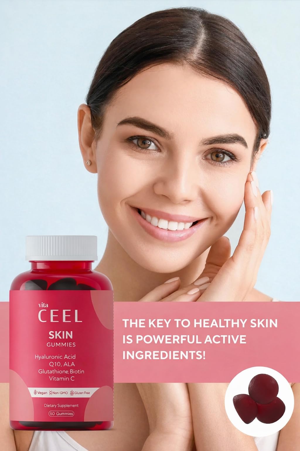 Vita Ceel Sleep 60 Gummies - Vegan & Delicious | 60 CountVitamin & SupplementTorqelo.com