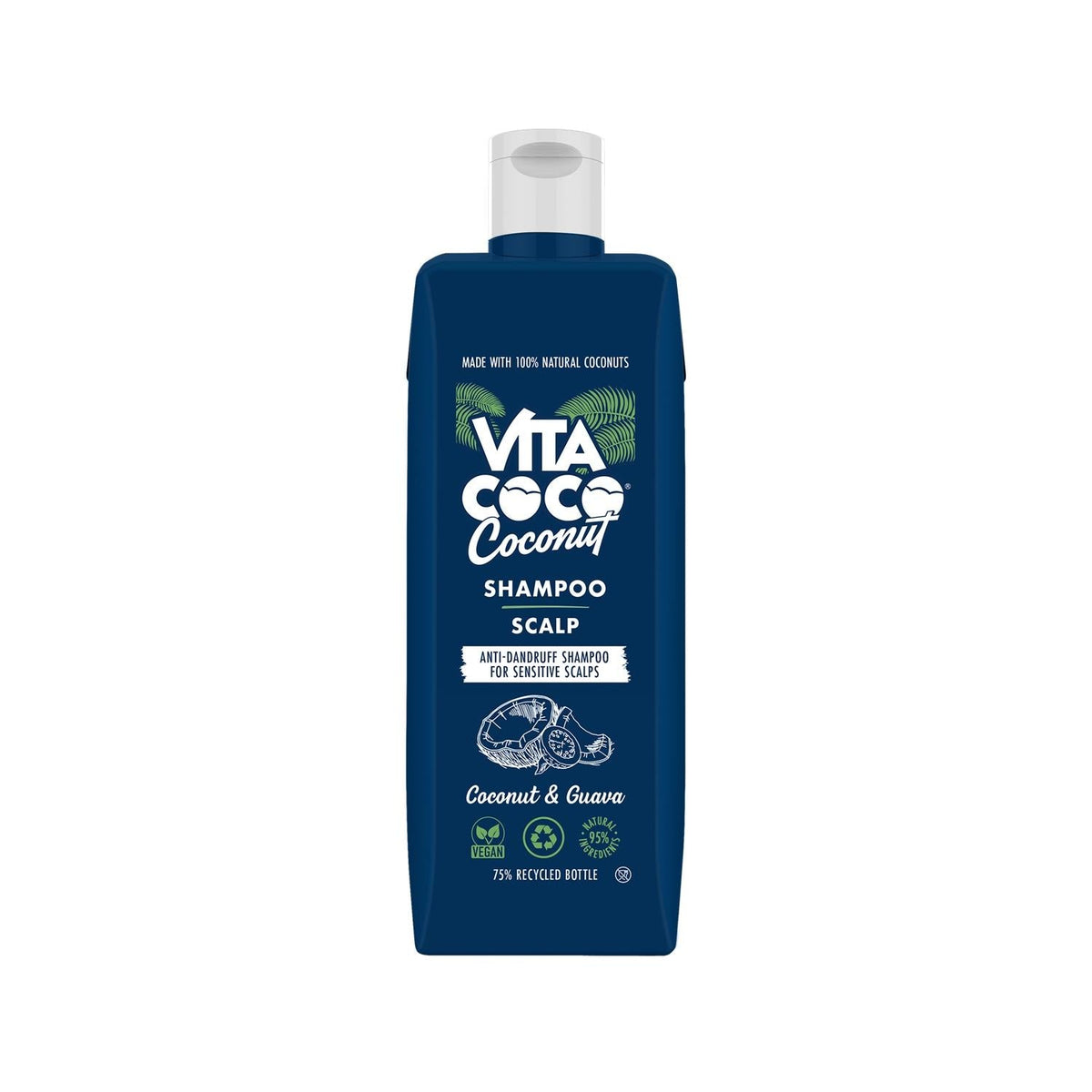 Vita Coco Anti-Dandruff Shampoo for Sensitive Scalp - Gentle Hair Care, 13.53 fl ozShampooTorqelo.com