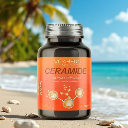 Vitaberg Ceramide Supplement with Alpha Lipoic Acid 30 Capsules by Beauty Care Bag