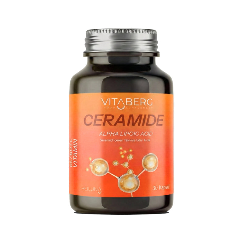 Vitaberg Ceramide Supplement with Alpha Lipoic Acid 30 Capsules by Beauty Care Bag