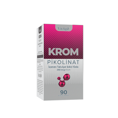 VitAgil Chromium Picolinate Dietary Supplement 90 CapsulesSupplementsTorqelo.com