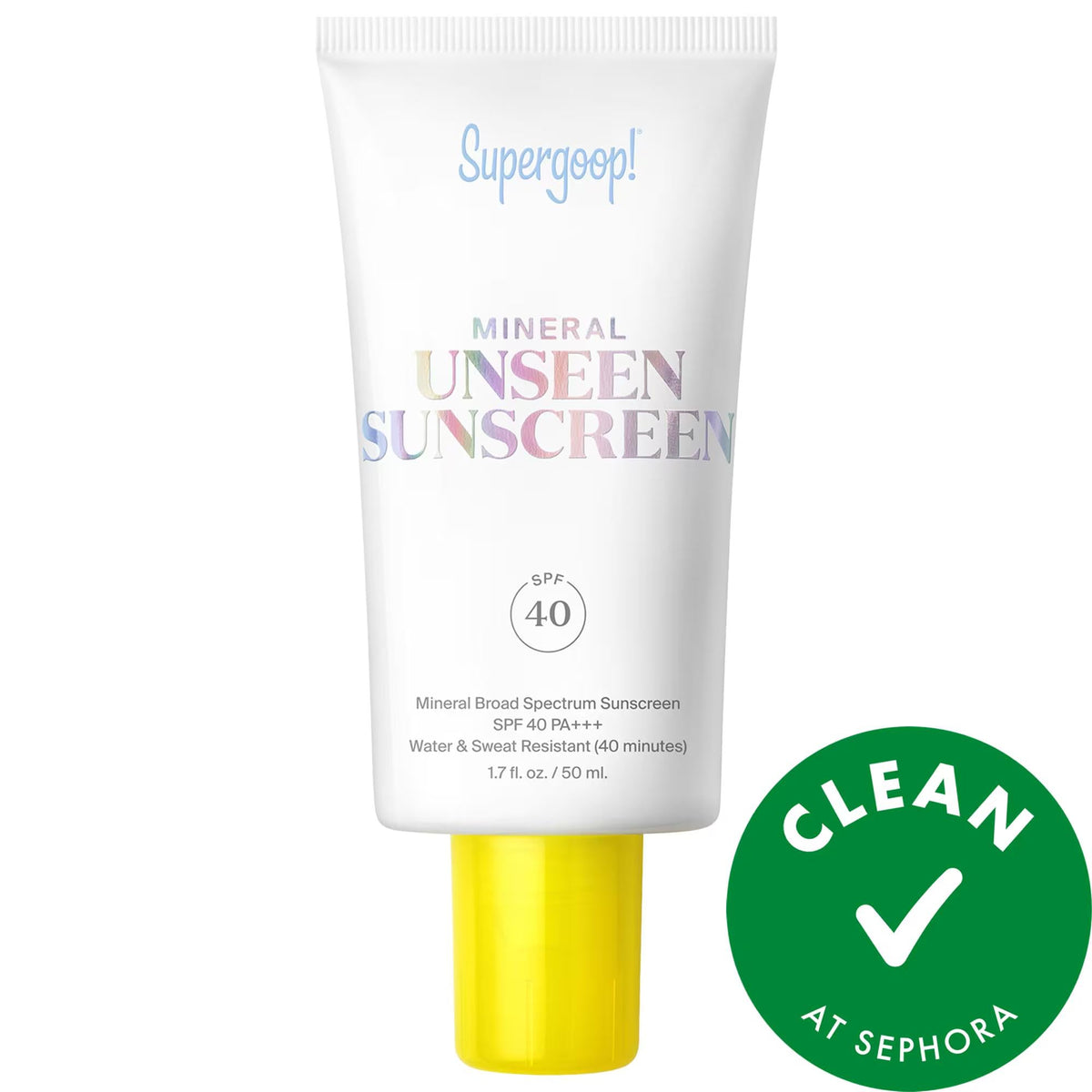 Mineral Unseen Sunscreen SPF 40 - Sheer, Weightless Mineral Sunscreen for Sensitive Skin by Beauty Care Bag
