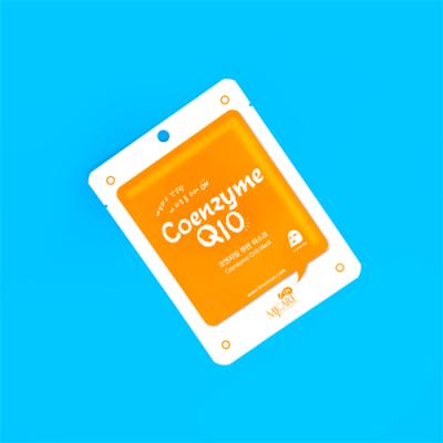MjCare Coenzyme Q10 Face Mask - Age-Defying Skincare with Hyaluronic Acid, Hydrating & Single-Use by Beauty Care Bag