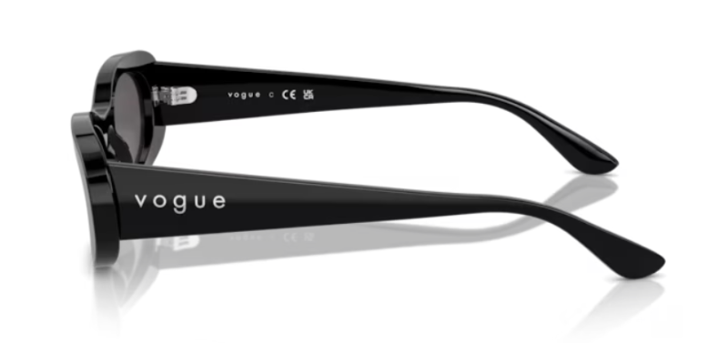 Vogue 0VO5582S Women's Sunglasses with Black Frame 53mm by Beauty Care Bag