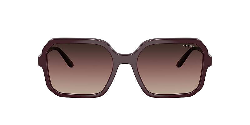 Vogue 0VO5696S Women's Square Sunglasses with Gradient Lenses 55mm by Beauty Care Bag