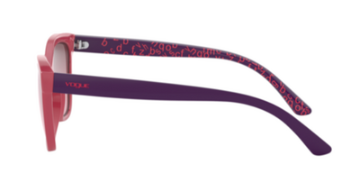 Vogue 2001 25537A Pink Acetate Sunglasses 45mm by Beauty Care Bag
