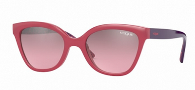 Vogue 2001 25537A Pink Acetate Sunglasses 45mm by Beauty Care Bag