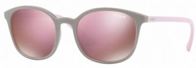 Vogue 5051-S Mirrored Sunglasses in Mink 52-20 by Beauty Care Bag