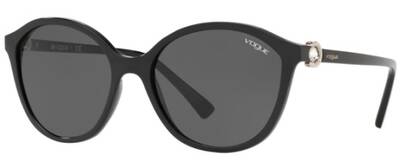 Vogue 5229-SB W44/87 Black Sunglasses with Organic Lenses 57mm by Beauty Care Bag