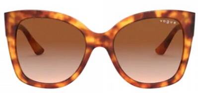 Vogue 5338-S 279213 Brown Tortoise Gradient Sunglasses 54mm by Beauty Care Bag