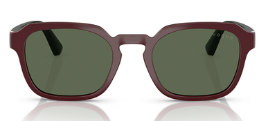 Vogue VJ 2025 247371 Square Sunglasses in Brown Green 46mm by Beauty Care Bag