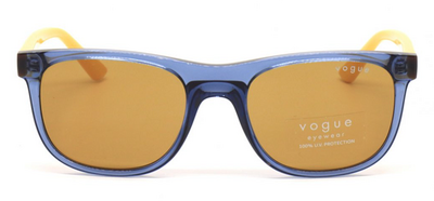 Vogue VJ2008 Blue & Yellow Acetate Sunglasses 47mm by Beauty Care Bag