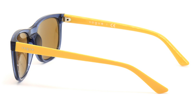 Vogue VJ2008 Blue & Yellow Acetate Sunglasses 47mm by Beauty Care Bag