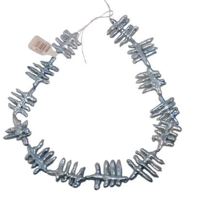 Freshwater Sky Blue Tally Pearl Strand 14.5in by Continental Bead Suppliers