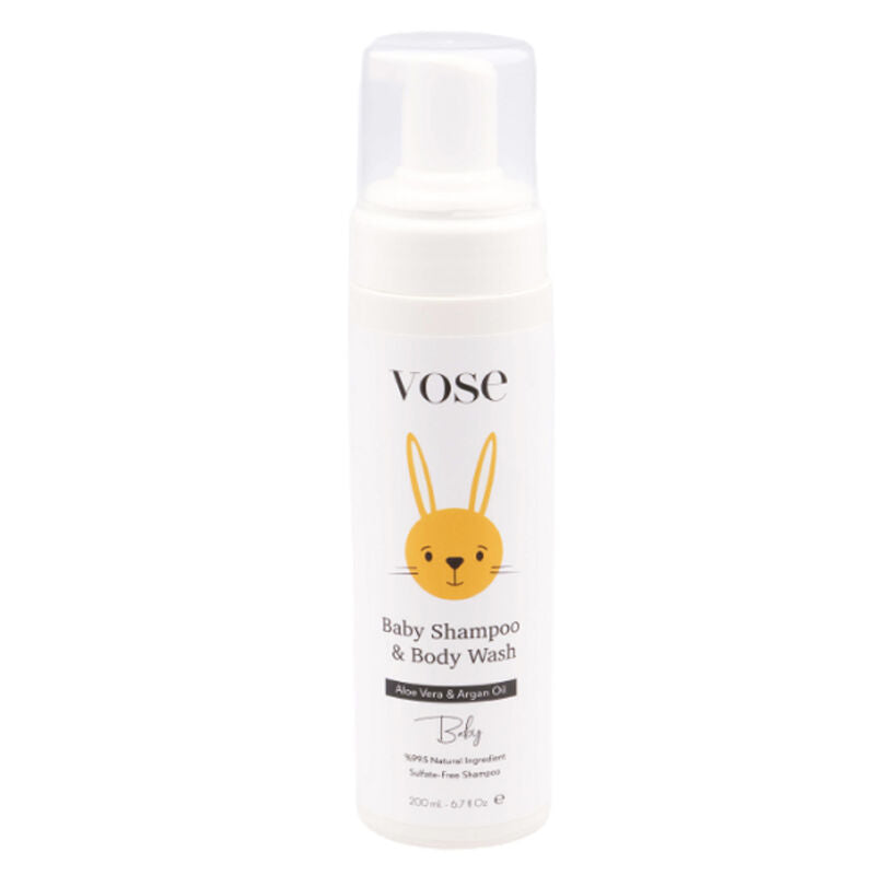 Vose Baby Hair & Body Foam Shampoo Tear-Free Formula 200 ml by Beauty Care Bag