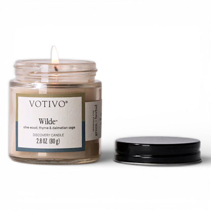 Votivo Wilde Discovery Candle by Rust & Cinder