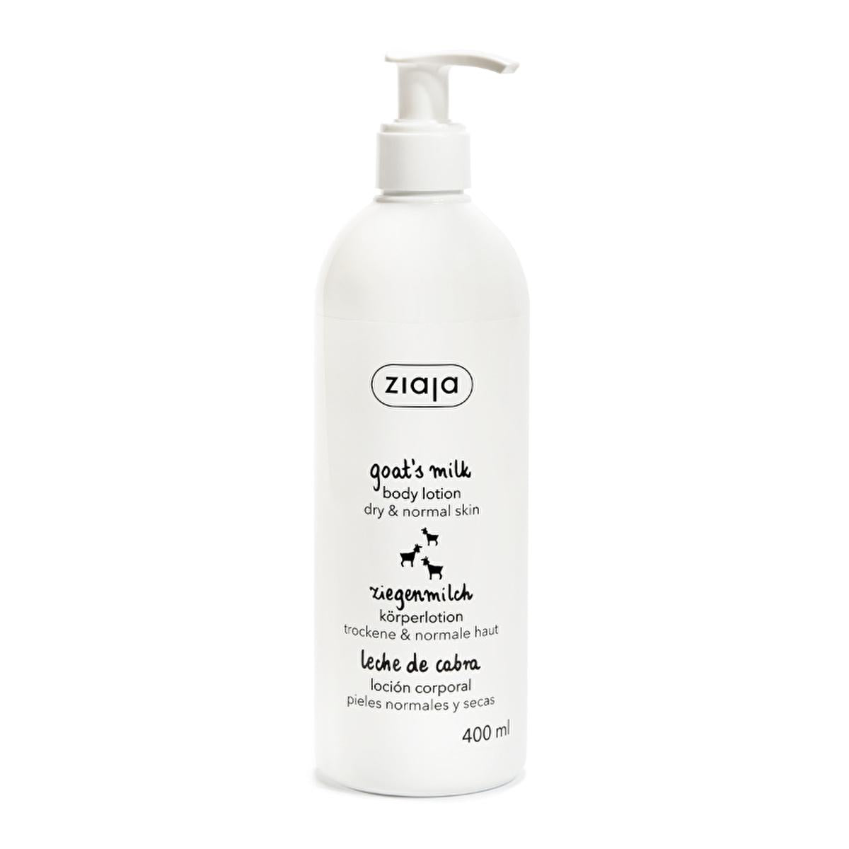 Ziaja Goat's Milk Body Lotion - Natural, Vegan, Eco-Friendly Moisturizer for Dry Skin - 13.53 fl oz by Beauty Care Bag