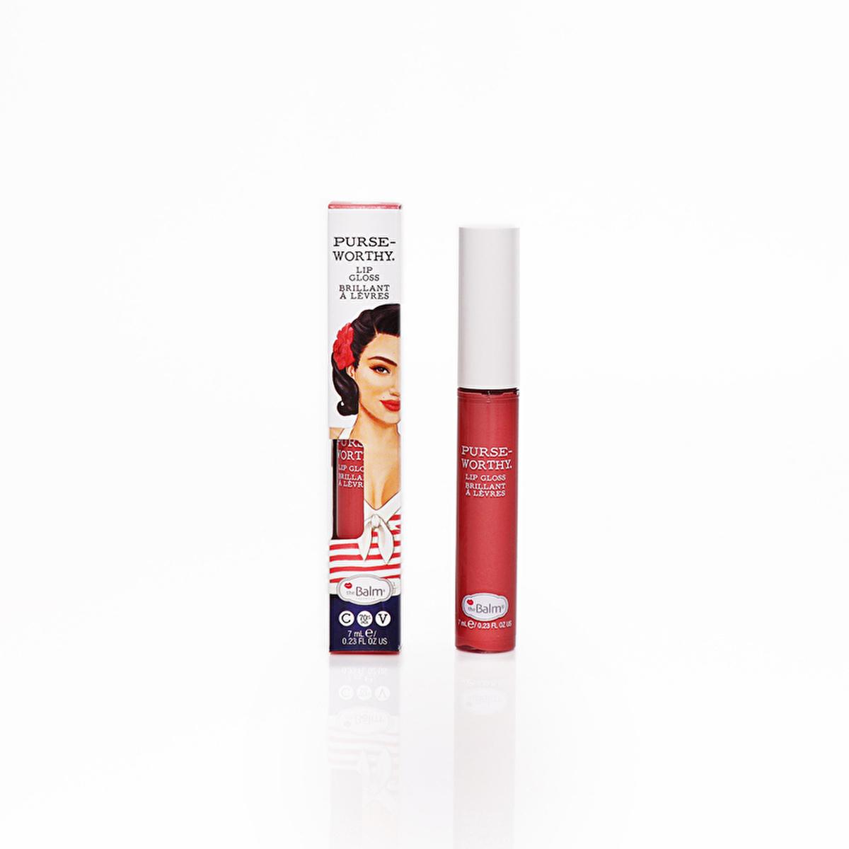 theBalm Purseworthy Lip Gloss - Moisturizing, Non-Sticky, Shiny Finish by Beauty Care Bag