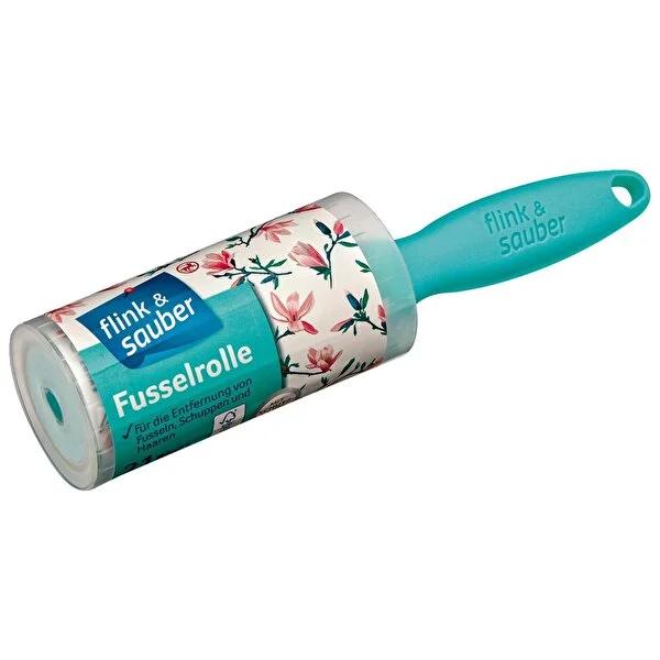 Flink and Sauber lint roller with 21 adhesive sheets