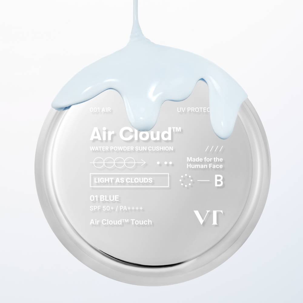 VT Air Cloud Water Powder Sun Cushion SPF50+ PA++++ 12g by SEOUVARA