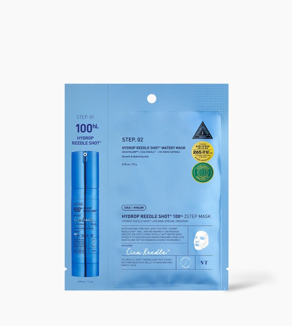VT Hydrop Reedle Shot 300hL 2 Step Mask 1.5g+27g X 5ea by SEOUVARA