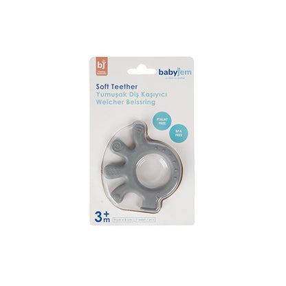 Babyjem Octopus Teether Toy - Soft BPA Free Baby Teething Relief for Sore Gums, Easy to Clean by Beauty Care Bag